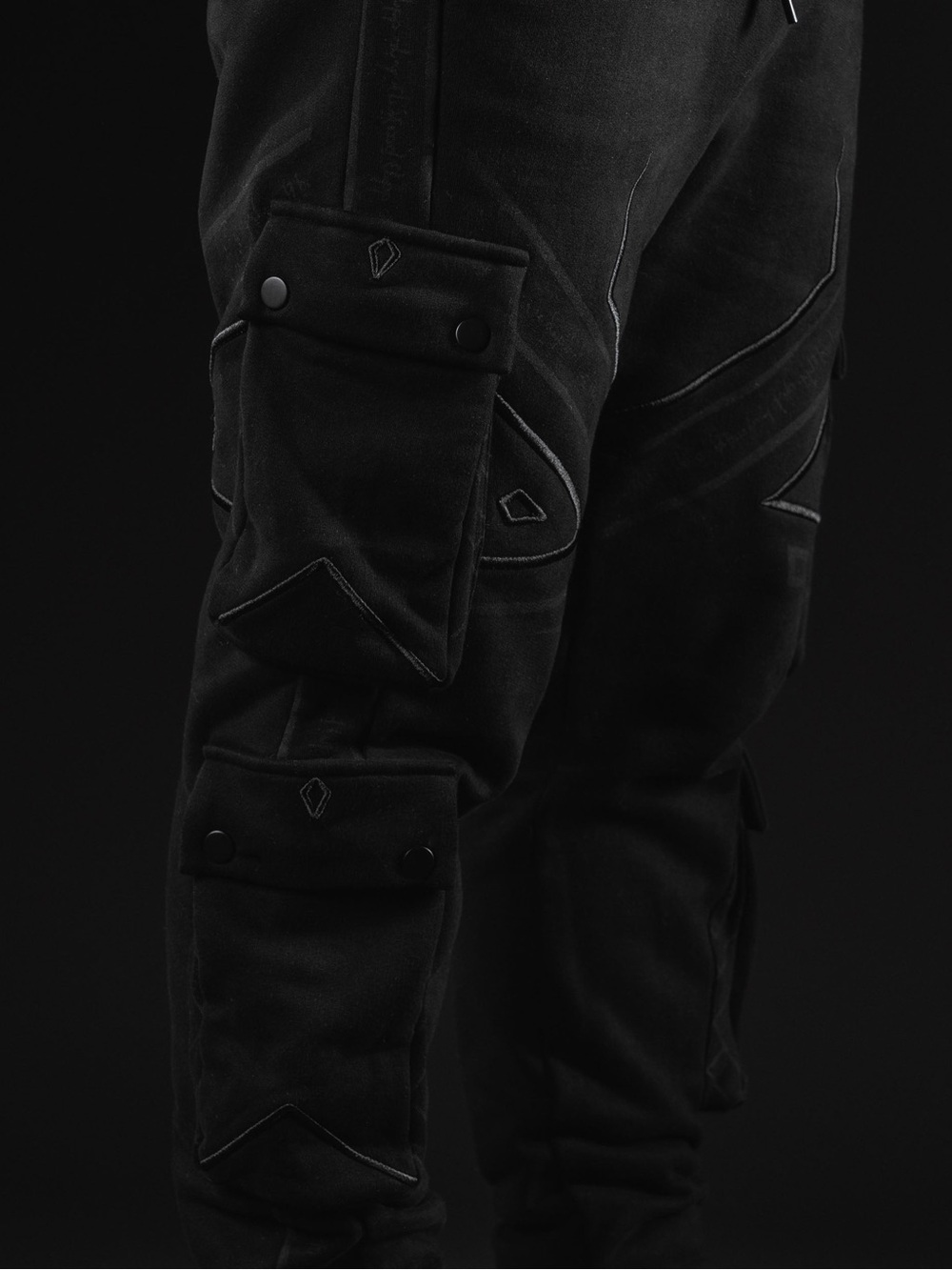 NWT Nerdforge Limited Juniper Creates Stealth Cryptic Joggers Techwear Black XS